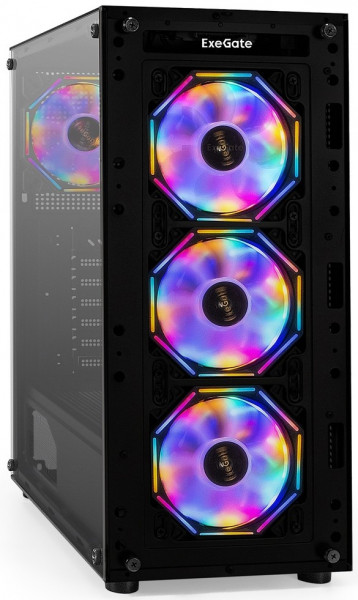 Корпус ExeGate i3 BASE 500W Black