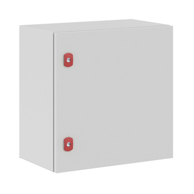 Шкаф электротехнический настенный DKC ST, IP66, 500х500х300 мм (ВхШхГ), дверь: металл, корпус: сталь листовая, цвет: серый, без монтажной панели, (R5ST0553WMP)
