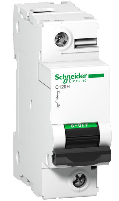 Автоматический выключатель Schneider Electric Acti 9, 3 модуль, C класс, 1P, 80А, 15кА, (A9N18446)