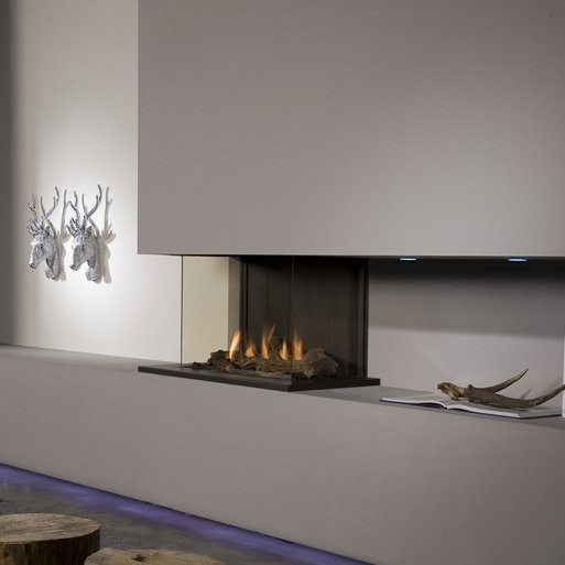 Панорамный газовый камин Faber Triple Smart M