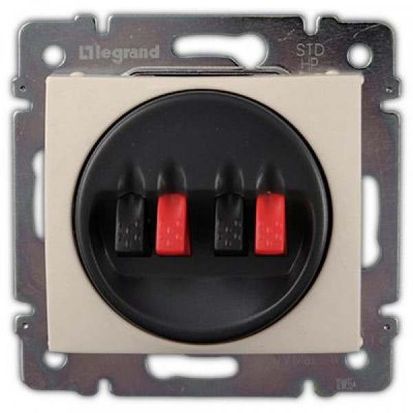 Розетка в сборе Legrand Valena, 2x DIN 41 529, кат. 5е, экр., внутренняя, 51х58 мм (ВхШ), цвет: слоновая кость, (LEG.774324)