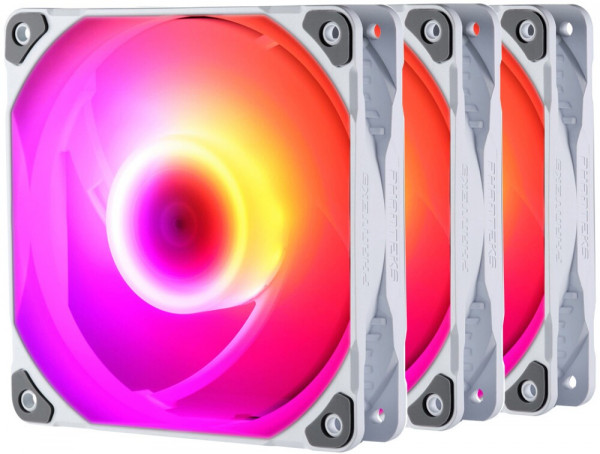 Вентилятор для корпуса Phanteks PH-F140M25 DRGB PWM White (3 шт)