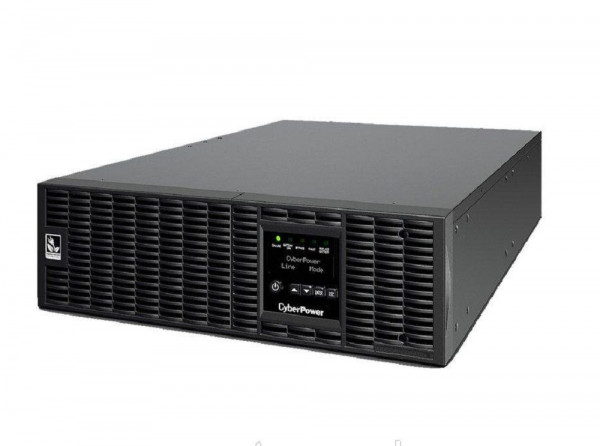 ИБП CyberPower ONLINE, 6000ВА, pf 0.9, онлайн, в стойку, 433х660х132 (ШхГхВ), 200V, 3U,  однофазный, (OL6KERT3UPM-ПУ) Повереждённая Упаковка