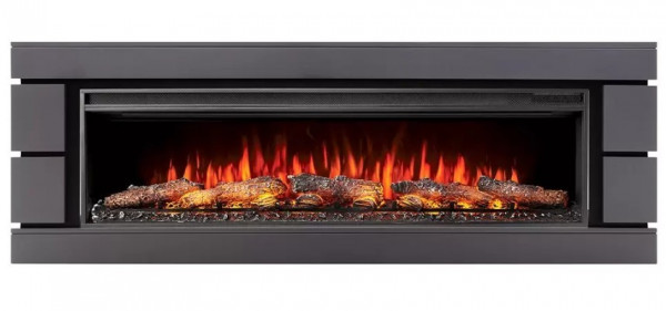 Линейный электрокамин Real-Flame SEATTLE 62 GR с очагом JOKER 62