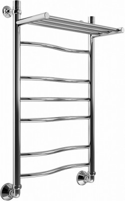 Электрический полотенцесушитель Маргроид Волна с полкой el 100*50