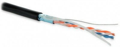 Кабель «витая пара» (LAN) для структурированных систем связи FUTP2-C5-S24-OUT-PE-BK-500