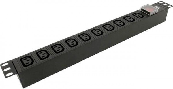 Блок розеток NT SOC.BR 230.10B-10C13-C14 B