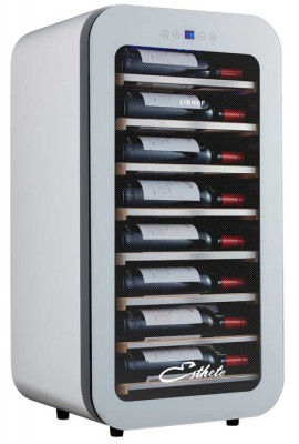 Отдельностоящий винный шкаф 22-50 бутылок Libhof ES-22 White