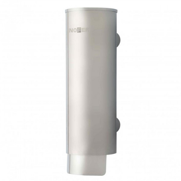 Для мыла Nofer INOX матовый цилиндрический 300 мл (03024.S)