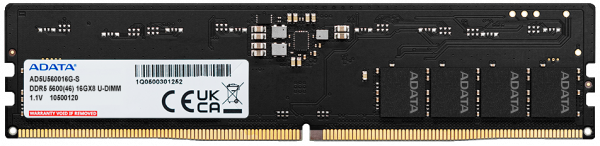 Оперативная память 8Gb DDR5 5600MHz ADATA (AD5U56008G-S)
