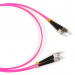 Коммутационный шнур оптический Hyperline, Duplex FC/ST, OM4 50/125, LSZH, Ø 2мм, 10м, цвет: маджента, (FC-D2-504-FC/PR-ST/PR-H-10M-LSZH-MG)