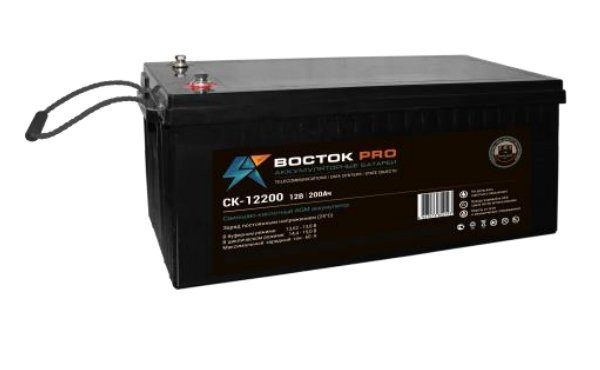 Аккумулятор герметичный свинцово-кислотный Восток СК 12200