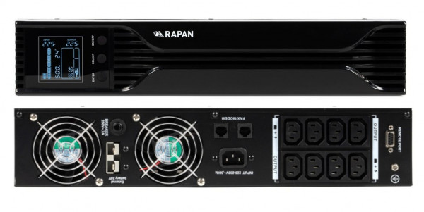 Бесперебойный источник питания RAPAN-UPS 1000 RACK+2x9Ah (8958)