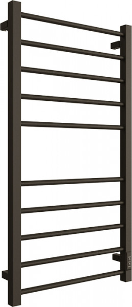 Электрический полотенцесушитель Двин S plaza neo 100/50 el, чёрный матовый