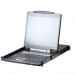 Переключатель KVM Aten, портов: 16 х PS/2, 44х689,2х480 мм (ВхШхГ), KVM over IP: есть, USB, PS/2, цвет: чёрный