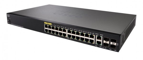 Коммутатор Cisco, SF350-24P-K9-EU