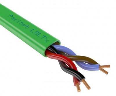 Кабель для систем передачи данных пониженной пожароопасности c низким дымо- и газовыделением, с низкой токсичностью продуктов горения. КСВВнг(А)-LSLTx 2х2х0,8