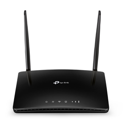 Маршрутизатор TP-Link, портов: 4, LAN: 4, WAN: 1, скорость мб/с: 300, антенн: 2, USB: Нет, 33,6х202х141 мм (ВхШхГ), цвет: чёрный, TL-MR150
