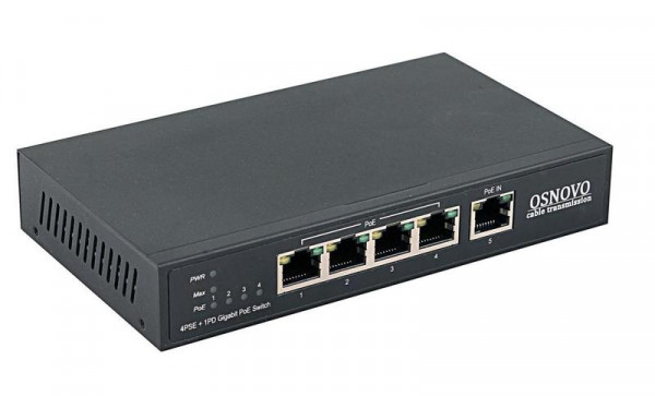 Коммутатор 5-портовый Gigabit Ethernet с PoE SW-8050/D