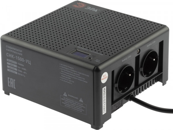 Стабилизатор напряжения ЭРА СНК-1500-УЦ