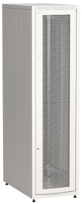Шкаф серверный напольный ITK LINEA E, IP20, 33U, 1600х600х1000 мм (ВхШхГ), дверь: перфорация, задняя дверь: металл, боковая панель: сплошная съемная, разборный, цвет: серый, (LE35-33U61-PM)