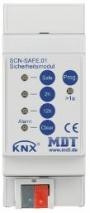 Модуль безопасности MDT technologies SCN-SAFE.01 для блокировки сервисных телеграмм с физической адресацией, на DIN рейку, 2TE