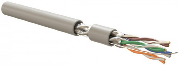 Бухта Hyperline UFTP4R-C6A-S23-IN-LSLTX-GY-305, 305м