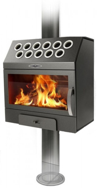 Дровяная печь TMF ПО ГАРМОШКА INOX