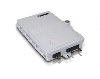 Бокс оптический Hyperline FO-WBI, портов: 24, SC/LC (duplex), 240х320х100 мм (ВхШхГ), цвет: серый, (FO-WBI-24A-GY)