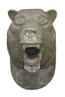 Глиптика и скульптура Talc Голова медведя
