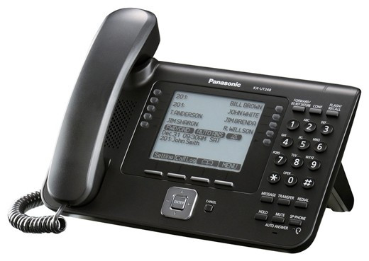 VoIP-телефон Panasonic KX-UT248RU-B