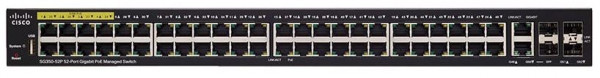 Коммутатор Cisco, SG350-52P-K9-EU