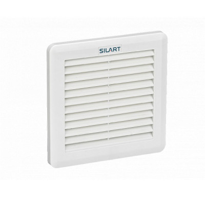Вентиляторный фильтр SILART NLF, 150х150х32 мм (ВхШхГ), IP55, для вентиляторного модуля, цвет: белый