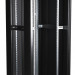 Шкаф серверный напольный Datarex, IP20, 47U, 2232х800х1000 мм (ВхШхГ), дверь: двойная распашная, перфорация, задняя дверь: перфорированная стенка, боковая панель: сплошная съемная, разборный, цвет: чёрный, (DR-753641)