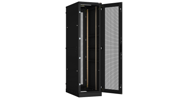 Напольный шкаф 19', 42U TFA-426010-PHPH-BK