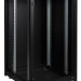 Шкаф телекоммуникационный напольный Datarex, IP20, 20U, 1033х600х600 мм (ВхШхГ), дверь: стекло, задняя дверь: металлическая стенка, боковая панель: сплошная съемная, разборный, цвет: чёрный, (DR-700001)