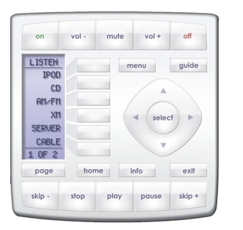 Панель URC KP-900 white