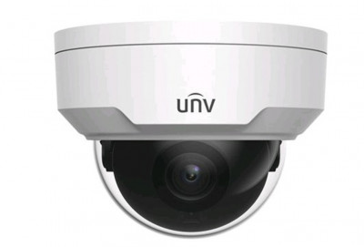 Сетевая IP видеокамера Uniview, купольная, универсальная, 4Мп, 1/3’, 2688×1520, 30к/с, ИК, цв:0,003лк, об-в:2,8мм, IPC324SB-DF28K-I0-RU