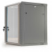 Шкаф телекоммуникационный настенный Hyperline TWB, 19", 27U, 1034х600х450 мм (ВхШхГ), дверь: стекло, боковая панель: сплошная съемная, разборный, цвет: серый