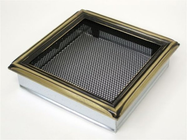 Вентиляционная решетка для камина Kratki 22х22 рустик 22R