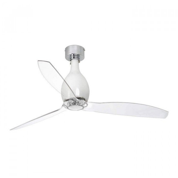 Вентилятор без подсветки Faro Mini Eterfan Shiny White (32020)