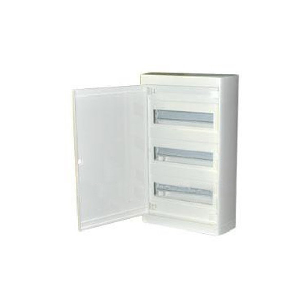 Щит электрический настенный Legrand Nedbox, навесной, IP40, 3ряд.  12мод., с клеммным блоком, дверь: пластик, корпус: полистирол, цвет: белый