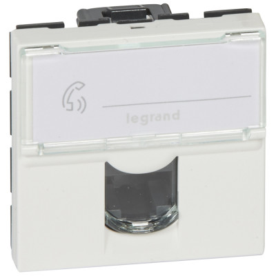 Розетка в сборе Legrand LCS2, 1x RJ45, кат. 6, неэкр., 65х65 мм (ВхШ), упаковка: 10 шт, цвет: алюминий, (LEG.079464)