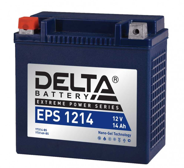 Аккумулятор для ИБП Delta Battery EPS, 144х87х149 мм (ВхШхГ),  необслуживаемый свинцово-кислотный,  12V/14 Ач, (EPS 1214)