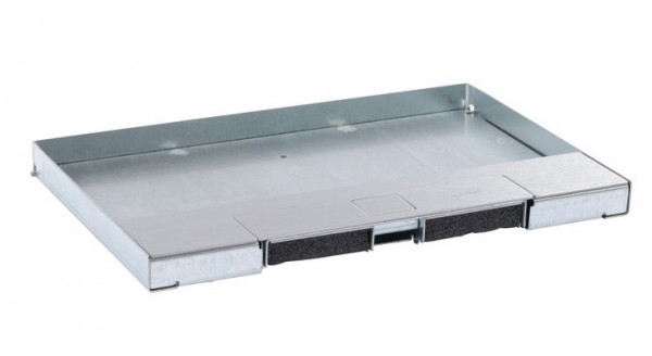 Крышка Legrand, для коробки на 16/24 модуля, материал: нержавеющая сталь, пол: 15 мм