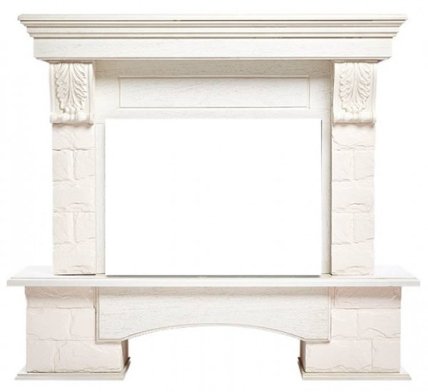 Широкий портал Firelight Forte 25S Белый/Беленый дуб