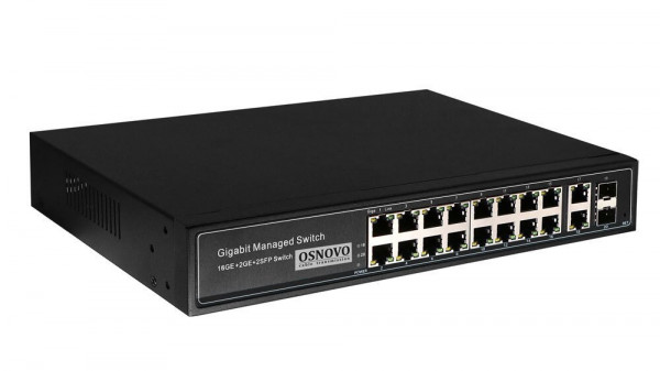 Коммутатор 16-портовый Gigabit Ethernet с PoE SW-8182/L(300W)