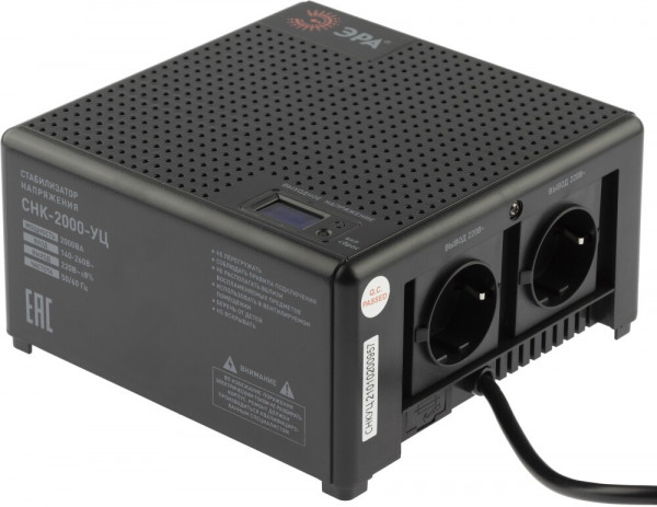 Стабилизатор напряжения ЭРА СНК-2000-УЦ