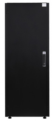 Шкаф телекоммуникационный напольный Datarex, IP20, 32U, 1566х600х600 мм (ВхШхГ), дверь: металл, задняя дверь: металлическая стенка, боковая панель: сплошная съемная, разборный, цвет: чёрный, (DR-710301)
