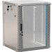 Шкаф телекоммуникационный настенный Hyperline TWB, 19", 27U, 1304х600х600 мм (ВхШхГ), дверь: стекло, боковая панель: сплошная съемная, разборный, цвет: серый, (стеклянная дверь с перфорацией по бокам)